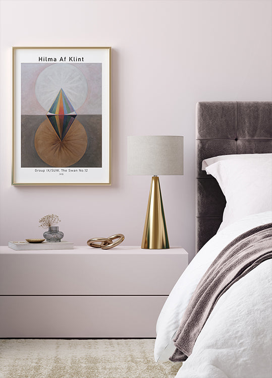 Hilma af Klint - Group IX/SUW, The Swan No. 12 Plakat - Posterbox.dk