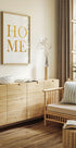 Home Gold Typography Plakat - Posterbox.dk