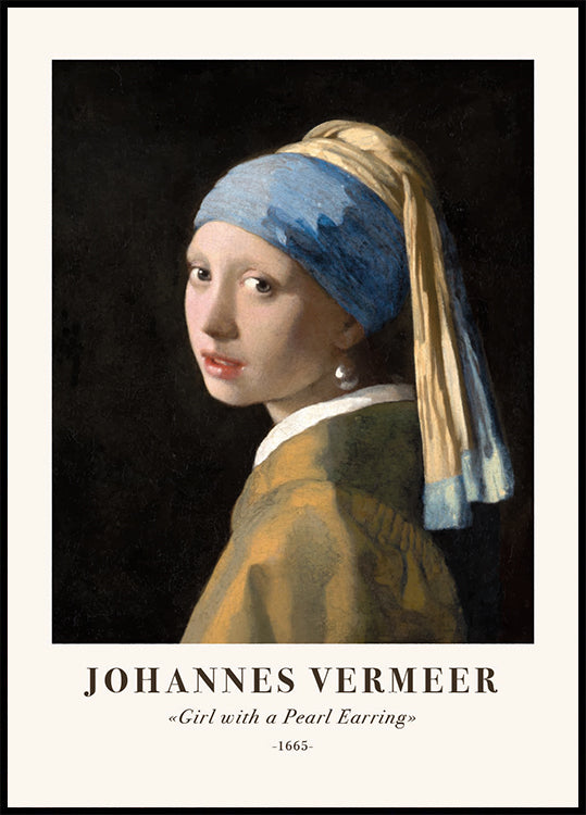 Johannes Vermeer, Girl with a Pearl Earring Plakat - Posterbox.dk