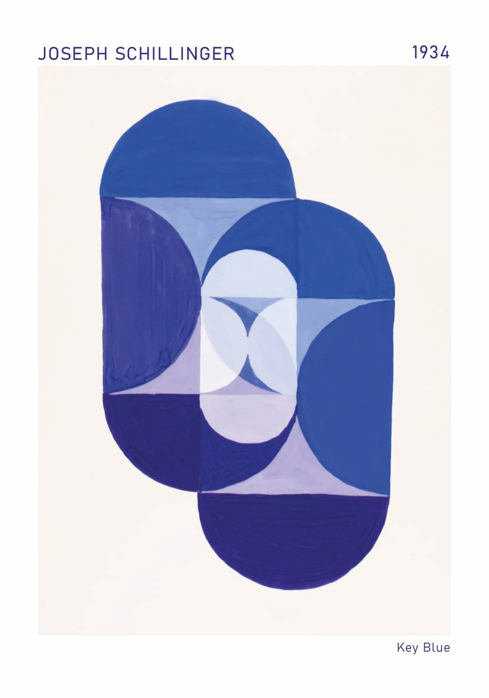 Key Blue, Joseph Schillinger Plakat - Posterbox.dk