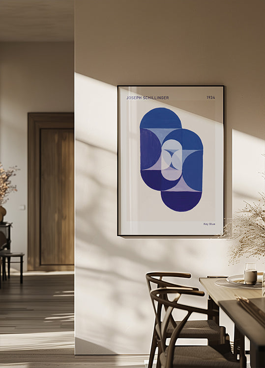 Key Blue, Joseph Schillinger Plakat - Posterbox.dk