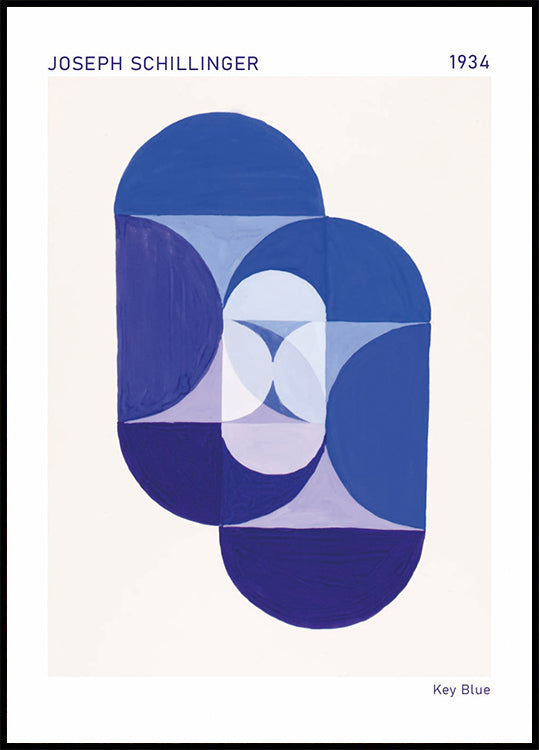 Key Blue, Joseph Schillinger Plakat - Posterbox.dk