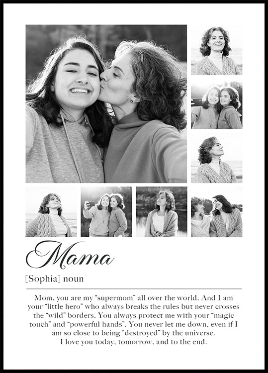 Mama Definition Print Plakat - Posterbox.dk