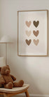 Neutral Heart Grid Plakat - Posterbox.dk
