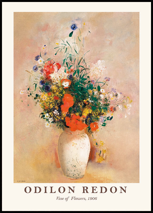 Odilon Redon, Vase of Flowers Plakat - Posterbox.dk
