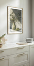 Olive Branch in Decorative Vase Still Life Plakat - Posterbox.dk