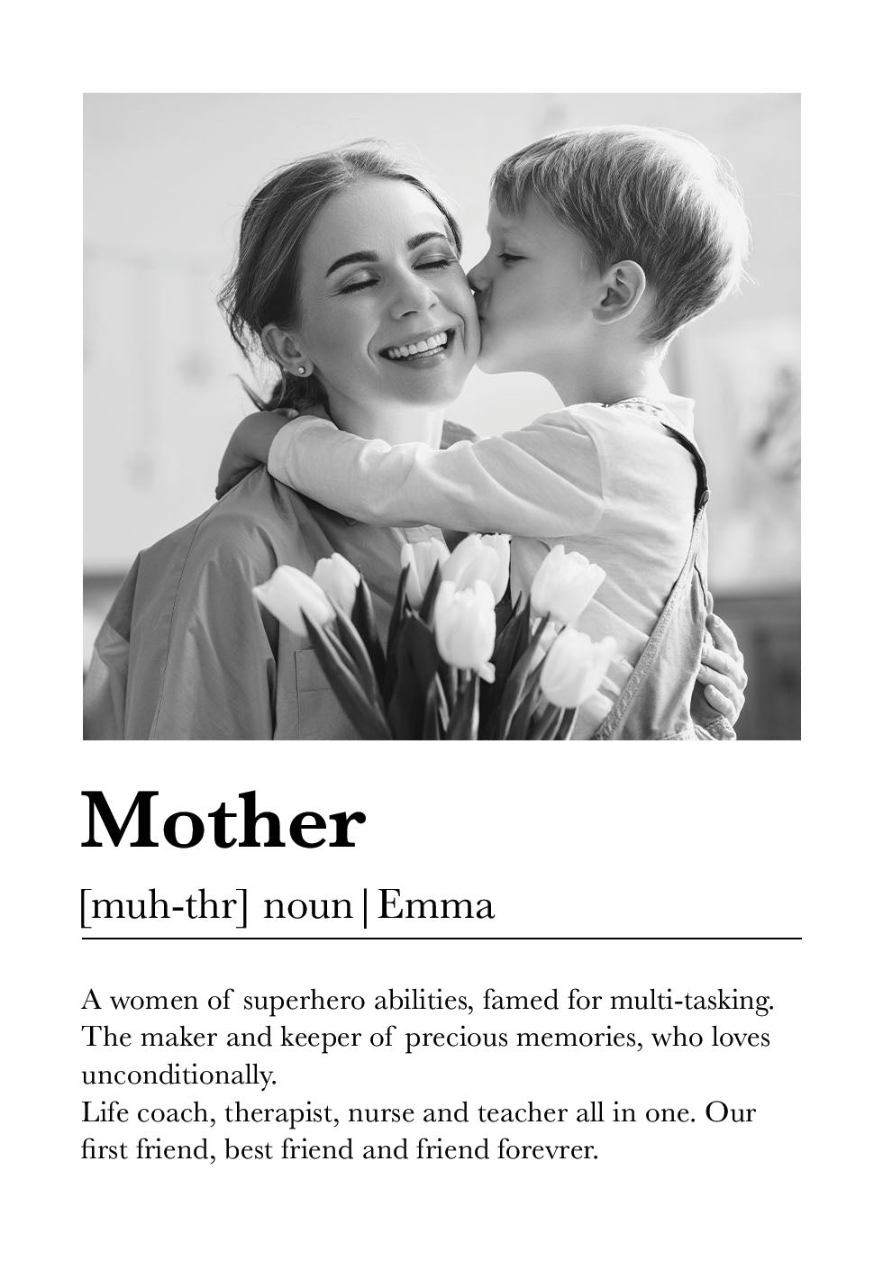 Personal print Mom Plakat - Posterbox.dk
