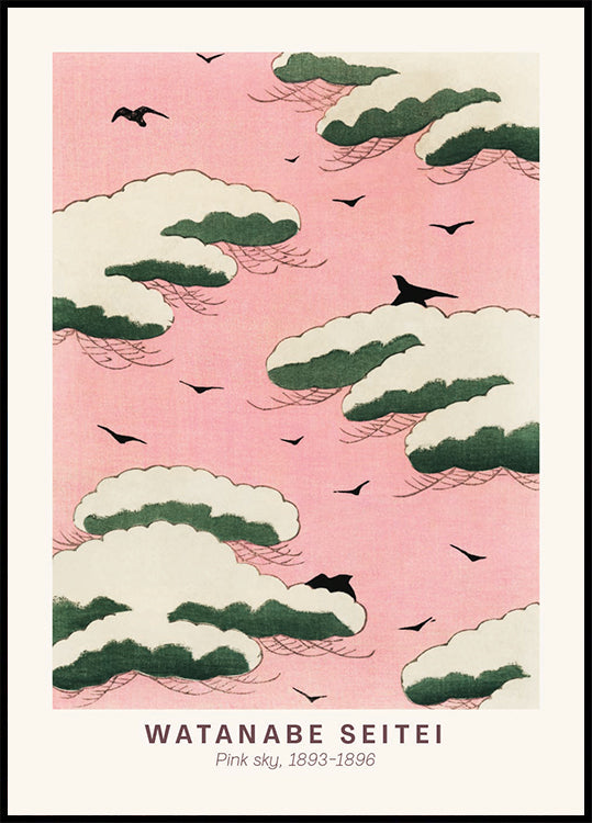 Pink Sky Japanese, Watanabe Seitei Plakat - Posterbox.dk