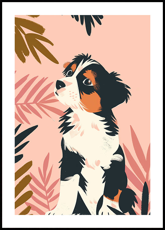 Playful Puppy Plakat - Posterbox.dk