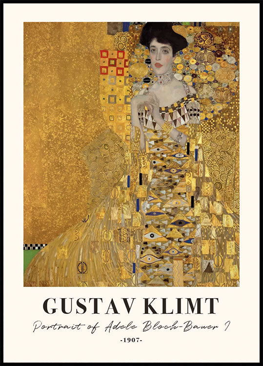 Portrait of Adele Bloch-Bauer I Plakat - Posterbox.dk