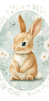 Sitting Baby Bunny With Blue Eyes Plakat - Posterbox.dk