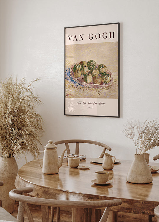 Still Life, Basket of Apples by Vincent van Gogh Plakat - Posterbox.dk