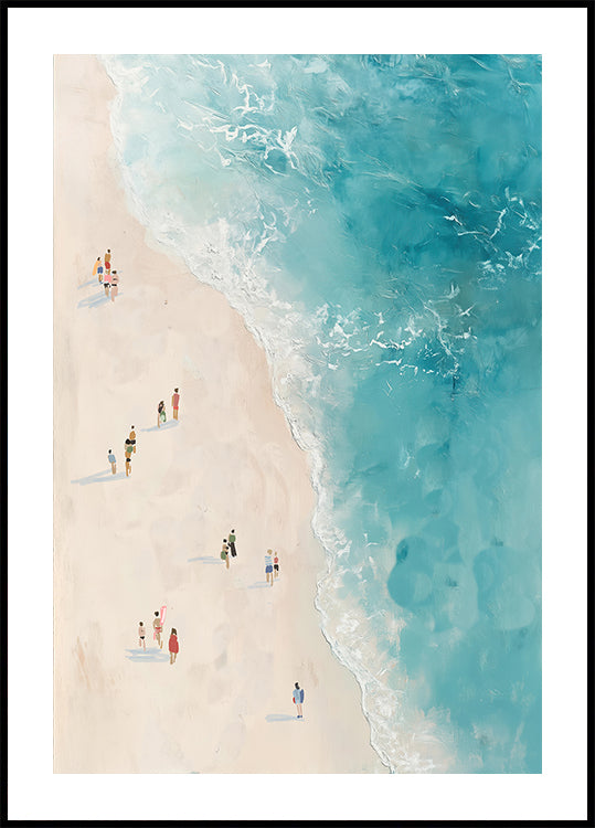 Strolling the Shore Plakat - Posterbox.dk