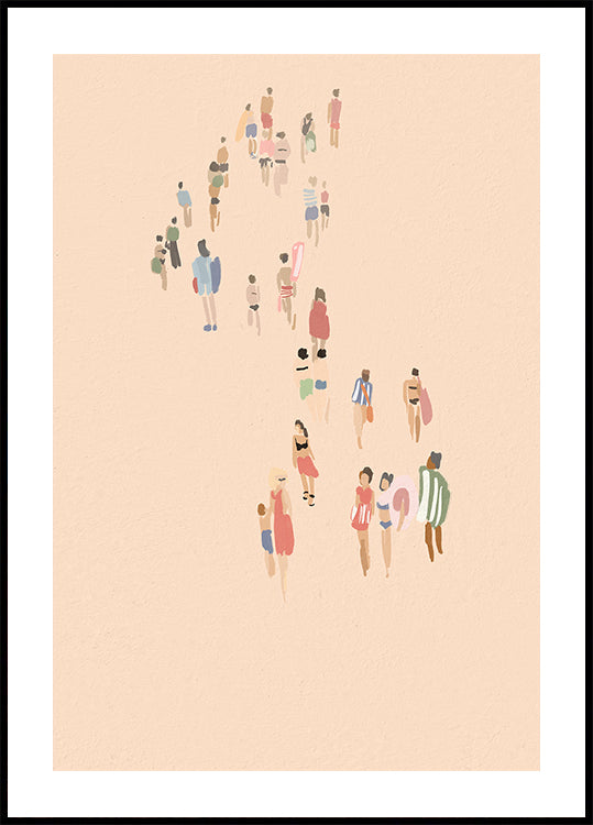 Summer Crowd Plakat - Posterbox.dk