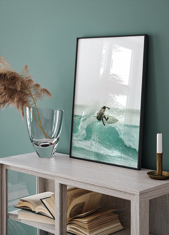 Surfer Surfing Plakat - Posterbox.dk