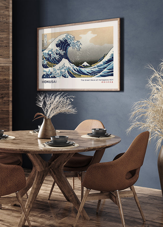 The Great Wave at Kanagawa By Katsushika Hokusai Plakat - Posterbox.dk