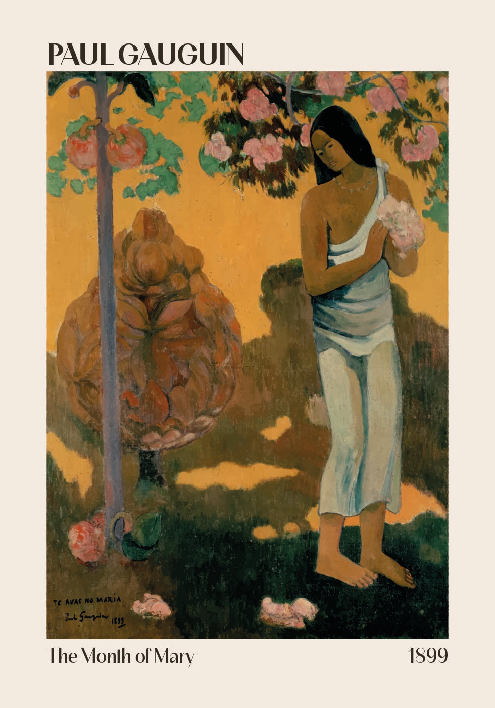 The Month of Mary, Paul Gauguin 1899 Plakat - Posterbox.dk