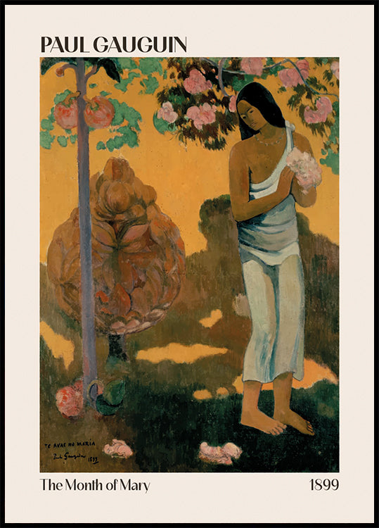 The Month of Mary, Paul Gauguin 1899 Plakat - Posterbox.dk