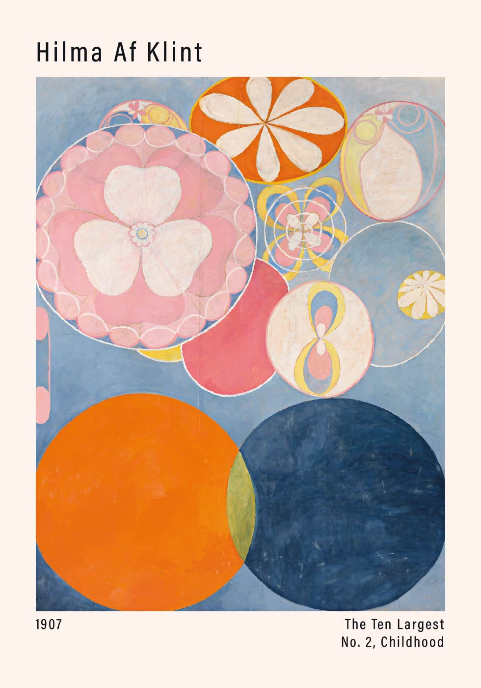 The Ten Largest, No. 2, Childhood by Hilma af Klint Plakat - Posterbox.dk
