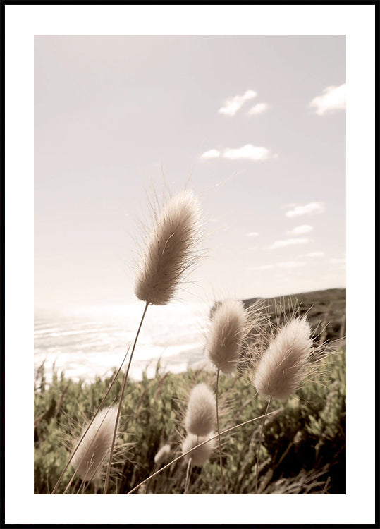 Tropical Palm on Beach Plakat - Posterbox.dk