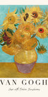 Vase with Twelve Sunflowers Plakat - Posterbox.dk
