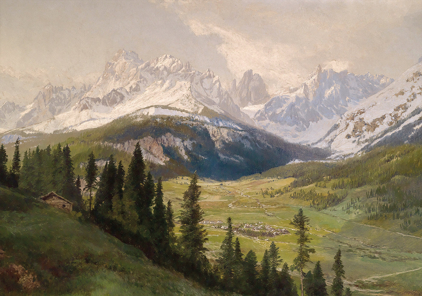 View from Mount Helm by Konrad Petrides Plakat - Posterbox.dk