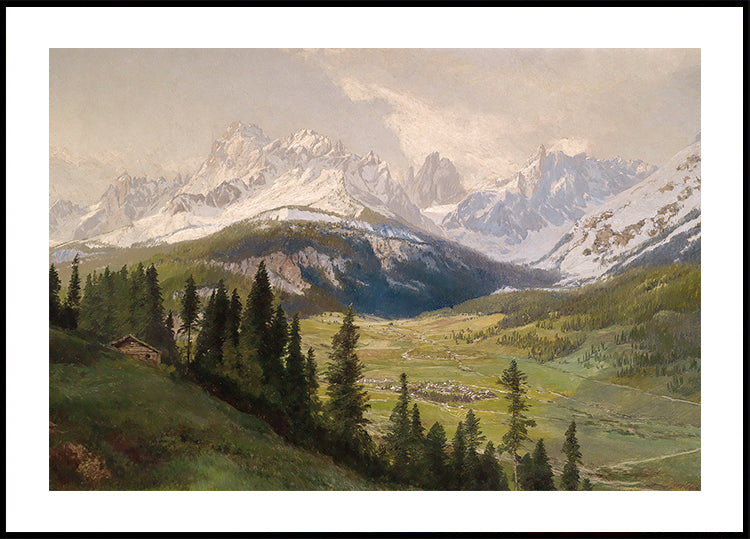 View from Mount Helm by Konrad Petrides Plakat - Posterbox.dk