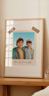 Vintage Childhood, Personalized Sibling Memory Print Plakat - Posterbox.dk