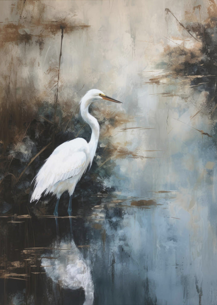 Rahuliku peegelduse plakat