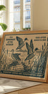Migratory Birds Vintage Stamp Poster - Posterbox
