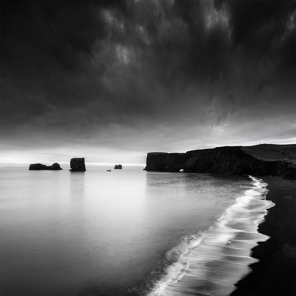 Lapping at the Shore of a Solitary Ocean Poster