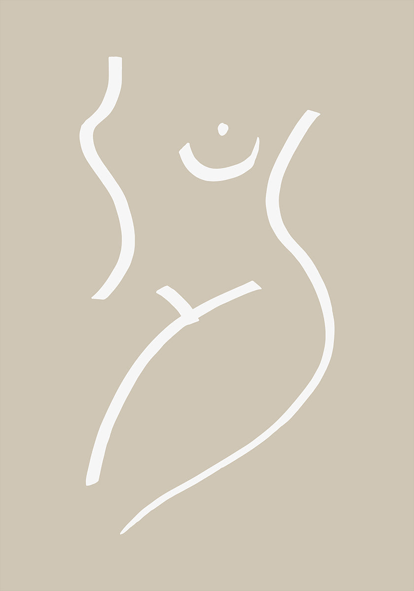 Body Sketch Smilšu plakāts