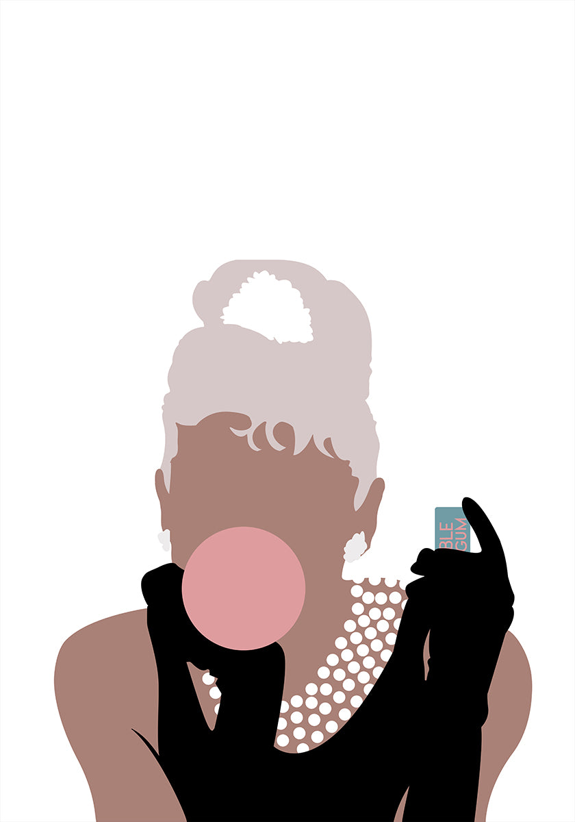 Bubblegum Meedchen Poster