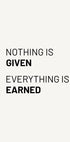 Nothing is Given Plakat - Posterbox.no