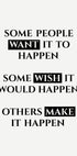 Make it Happen Plakat - Posterbox.no