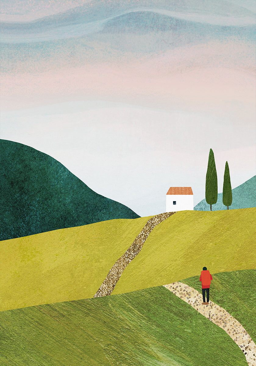 Jalutuskäik koju plakat