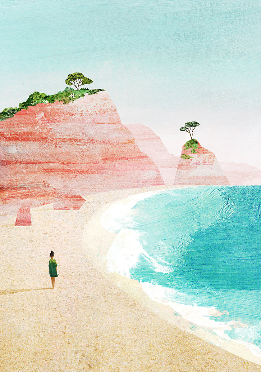 Plage Meedchen IV Poster