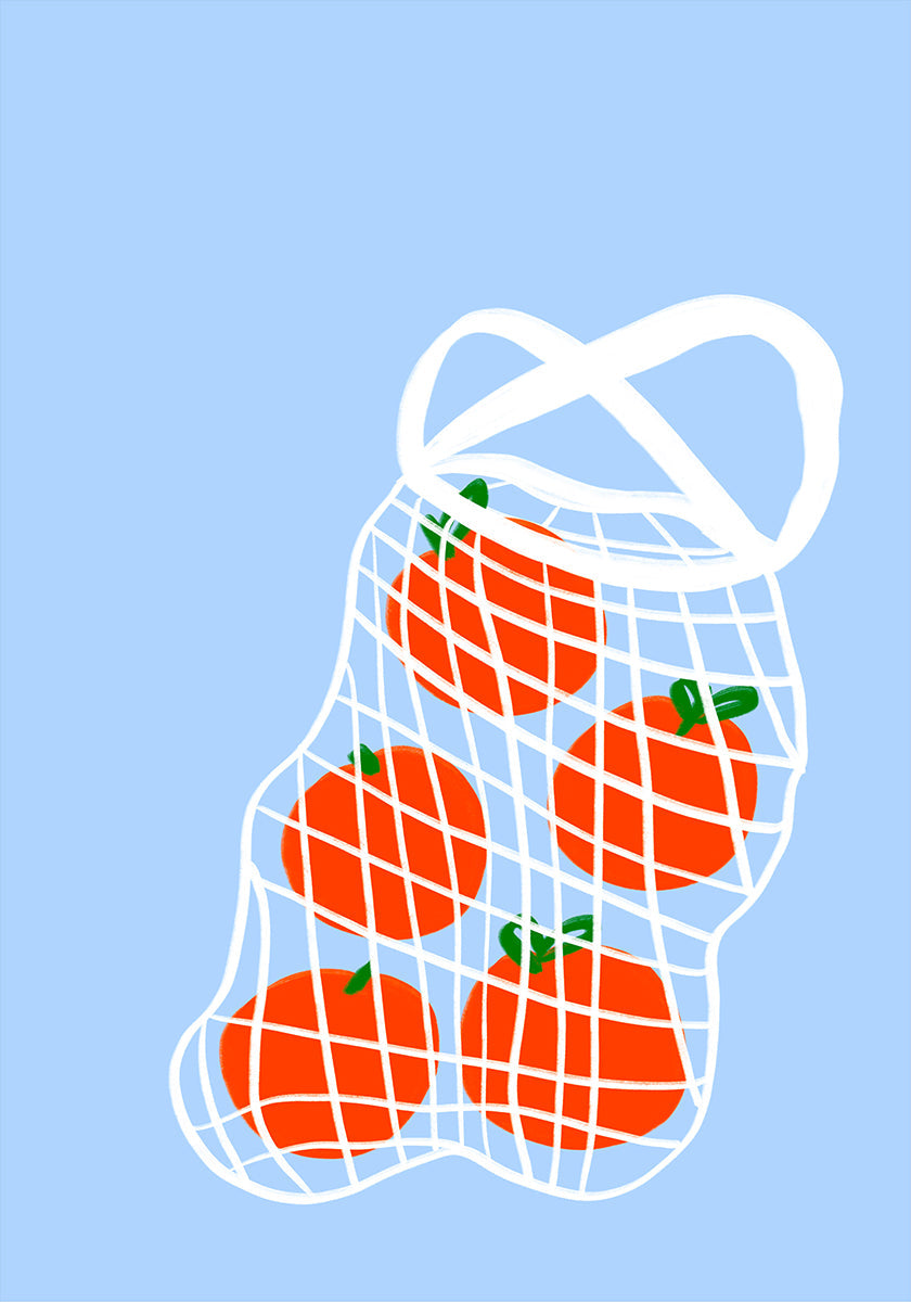 Tomaten am Mesh Poster