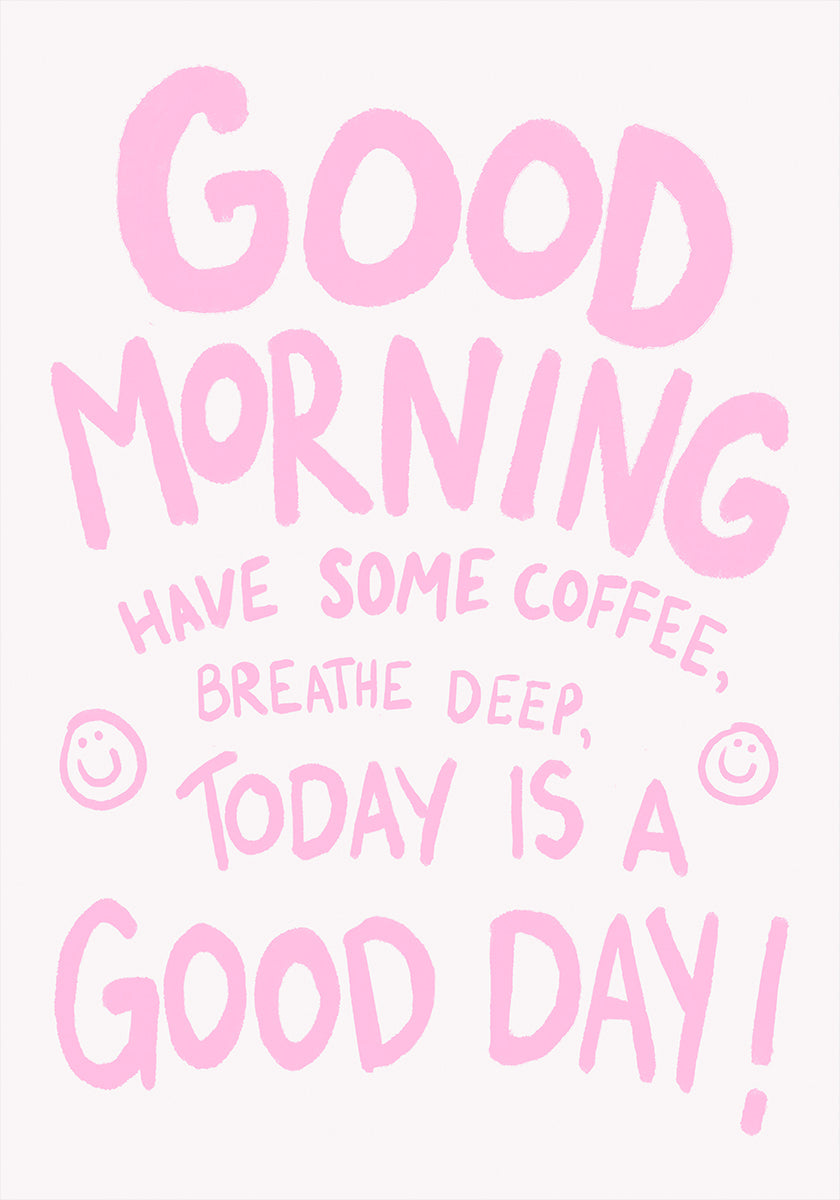 Linksmas pradžios plakatas