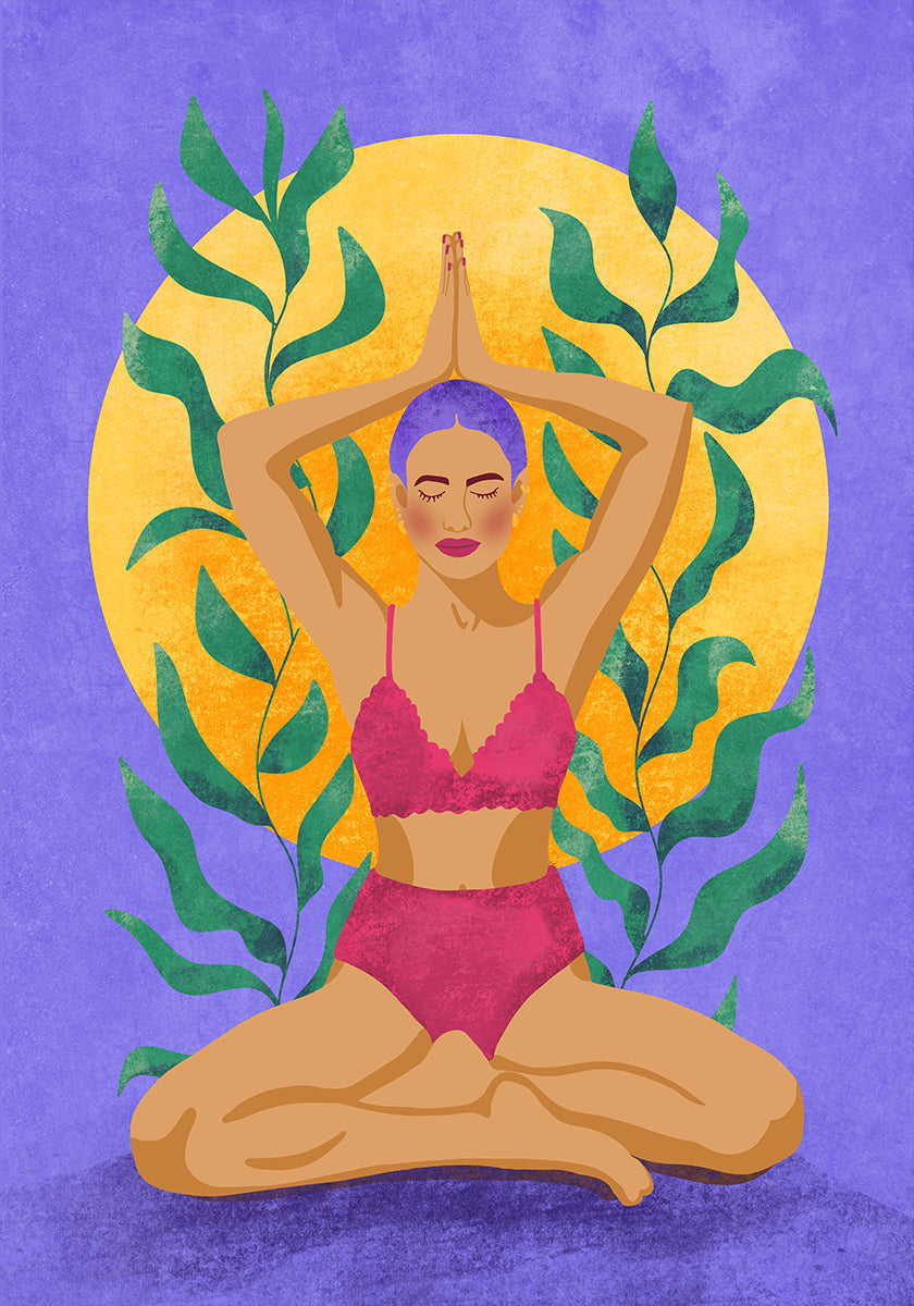 Meditācijas plakāts