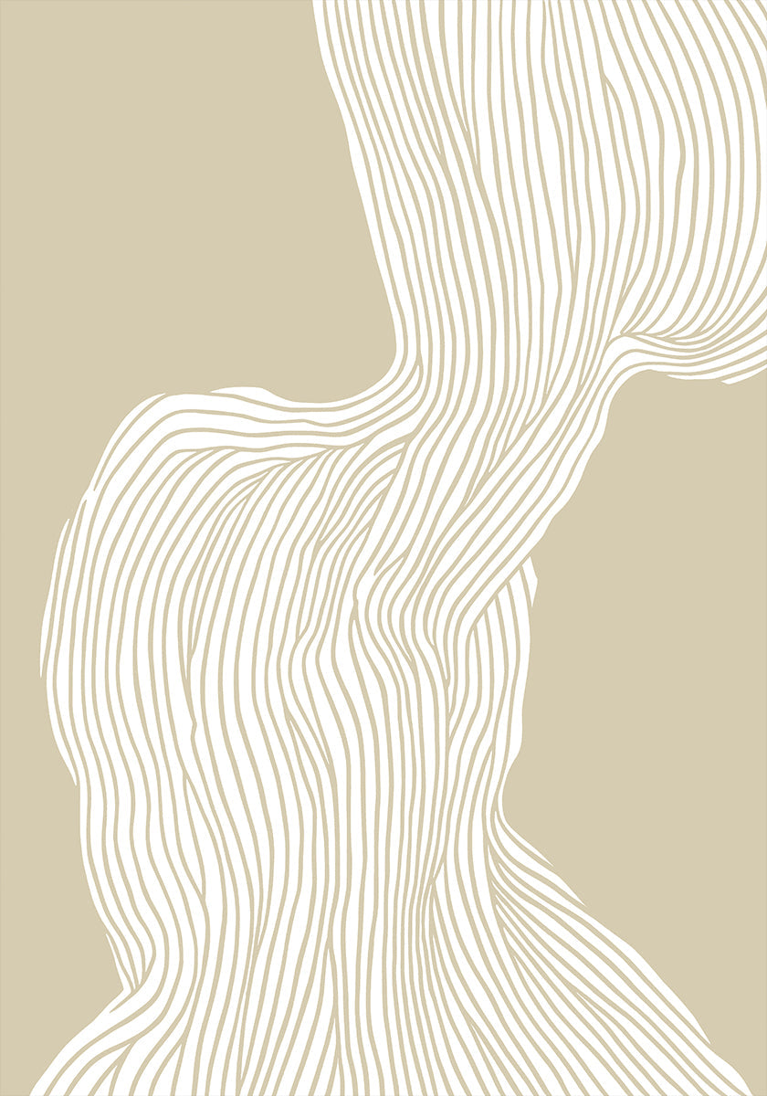 Plūstošs Linescape plakāts