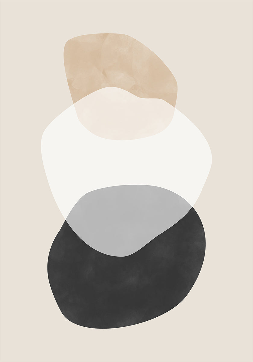Beige Boho-Formen