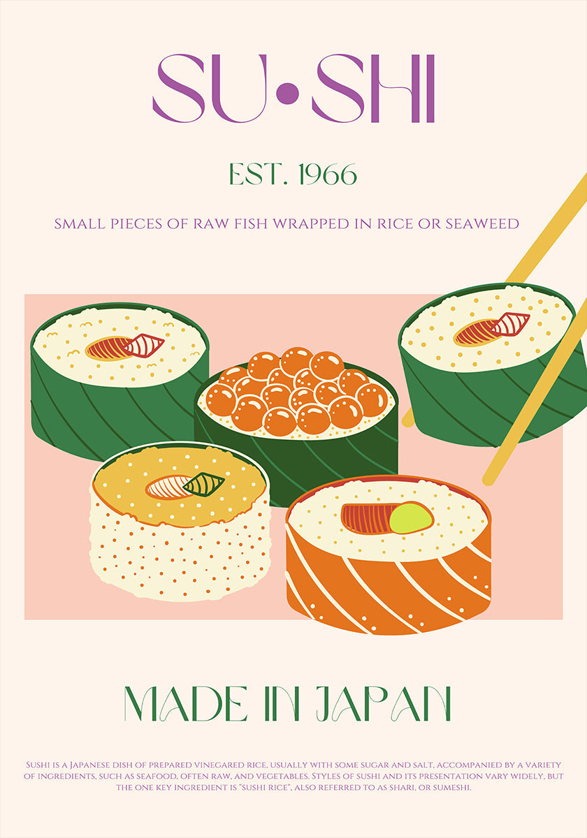Plakat Sushi Delight