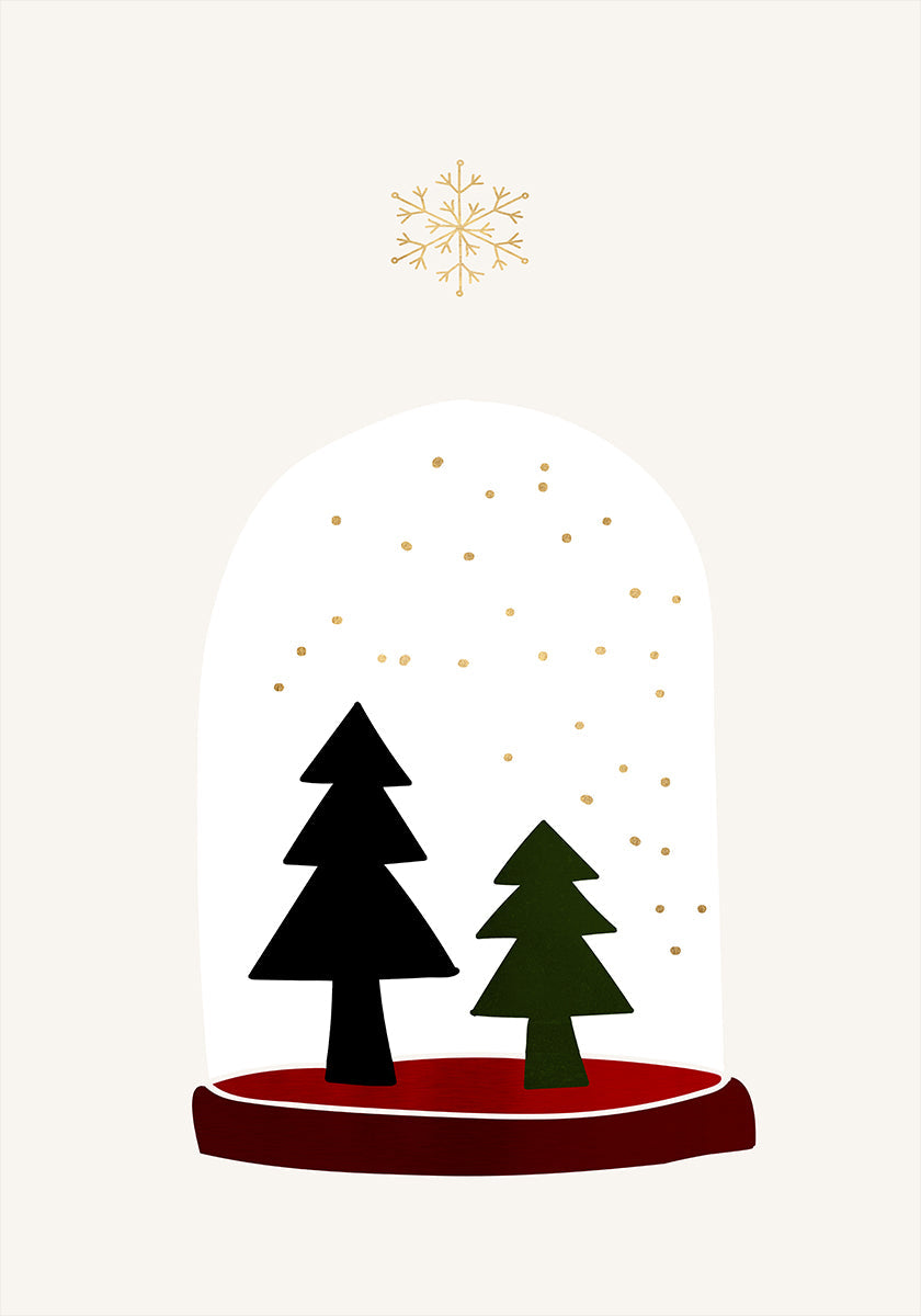 Dancing Snowflakes Affiche