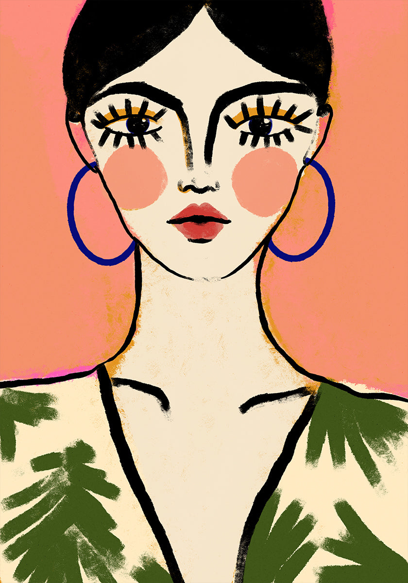 Odvážny plagát elegancie