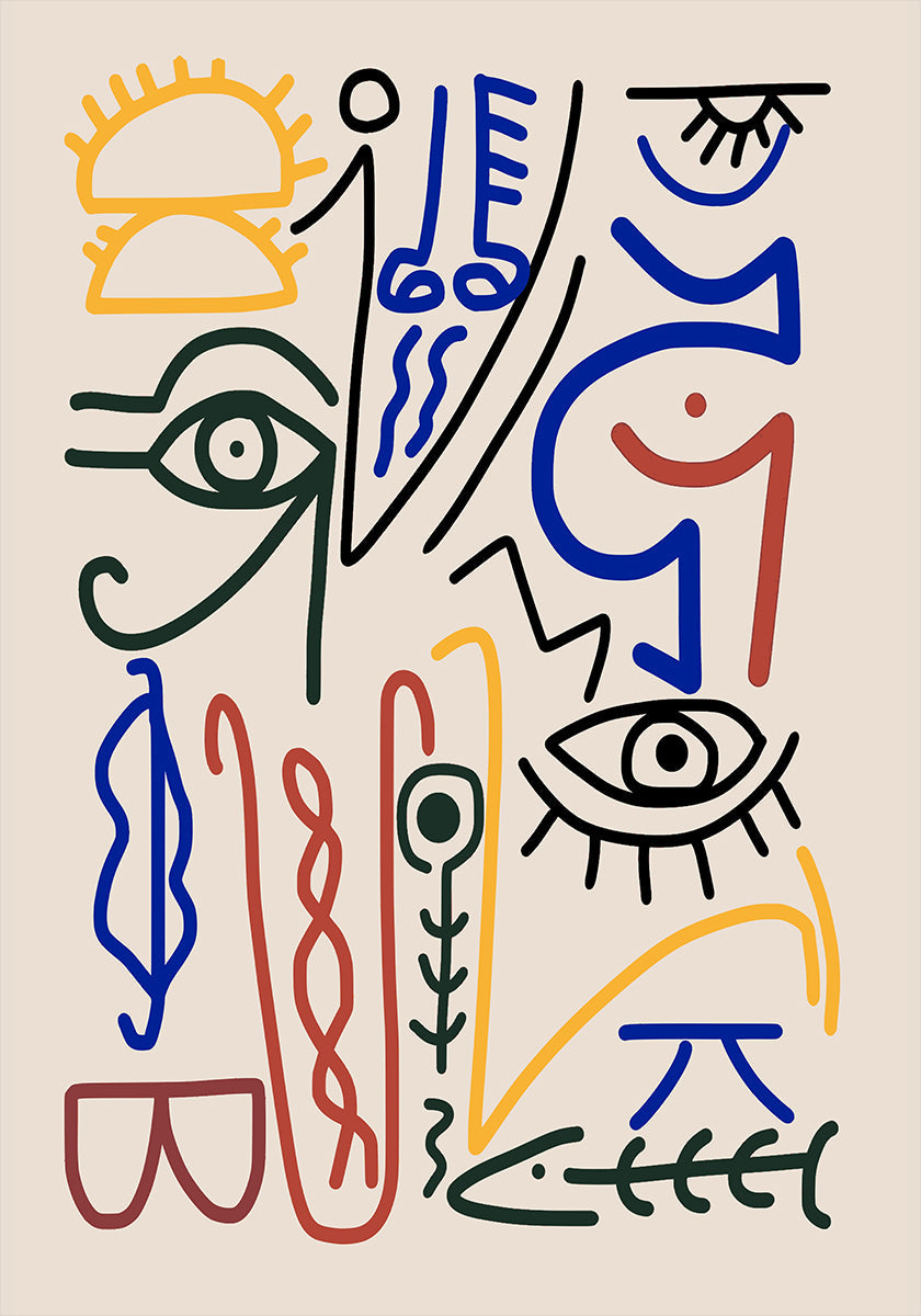 Misztikus szimbólumok poszter