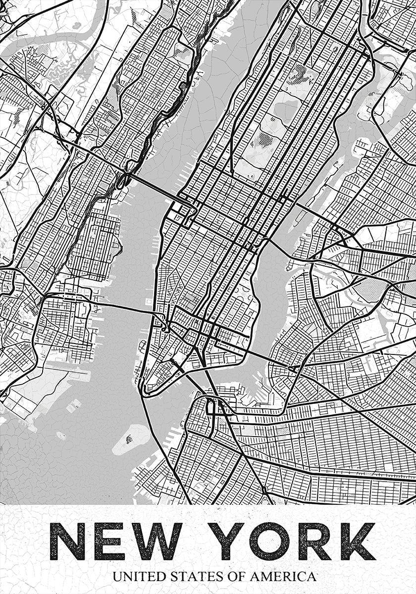 Poster alb New York