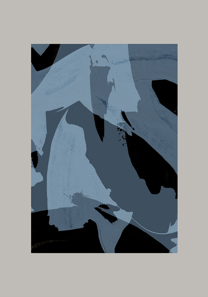 Abstrakt Pinsel Strokes 60Y