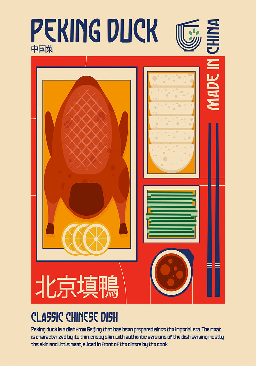 Pekingi pardi Jaapani toidutrüki plakat