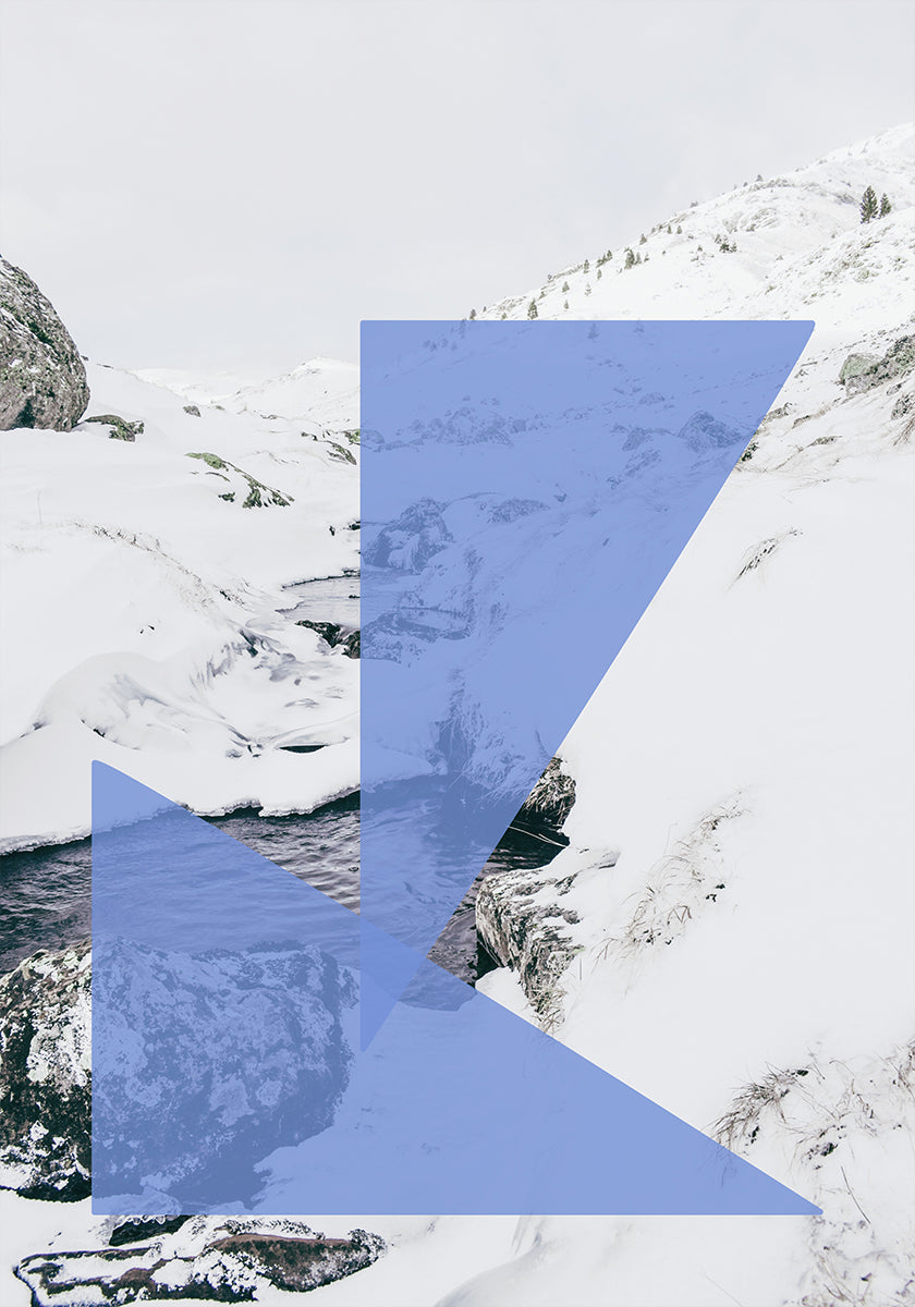 Geometrický plagát pokoja